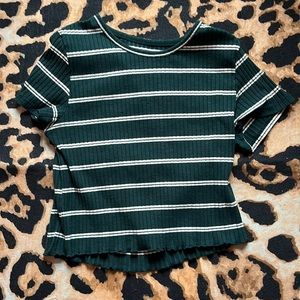 american eagle ribbed crop top